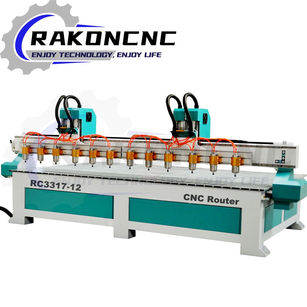 12 Heads Wood CNC Router Machine